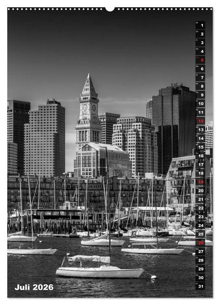 Produktbild: STADTBILDER Monochrome Momente (Wandkalender 2026 DIN A2 hoch), CALVENDO Monatskalender