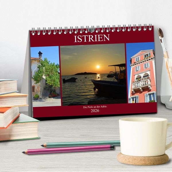 Produktbild: Istrien - Die Perle an der Adria (Tischkalender 2026 DIN A5 quer), CALVENDO Monatskalender