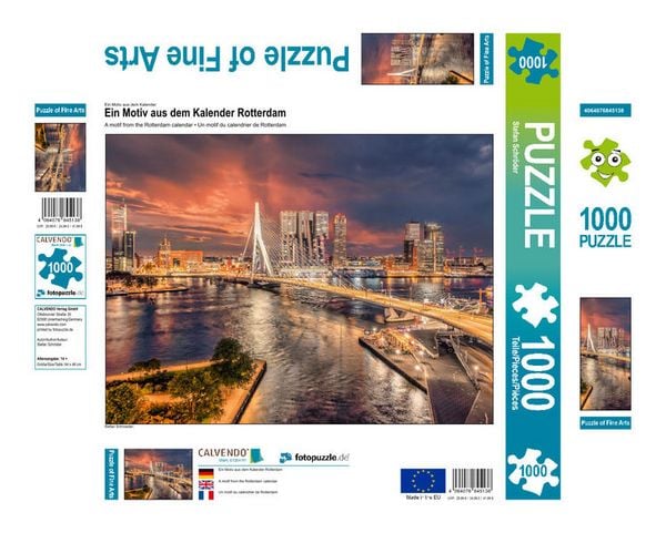 CALVENDO Puzzle Ein Motiv aus dem Kalender Rotterdam | 1000 Teile Lege-Größe 64x48cm Foto-Puzzle für glückliche Stunden