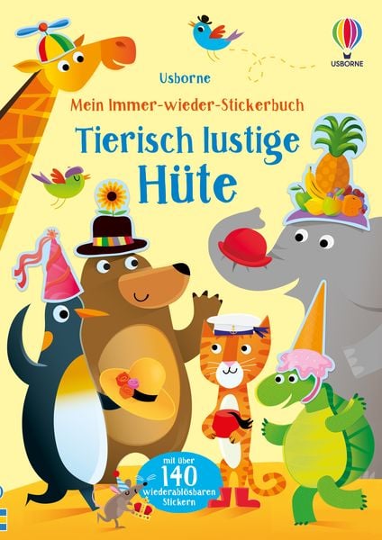 Produktbild: Mein Immer-wieder-Stickerbuch: Tierisch lustige H&uuml;te