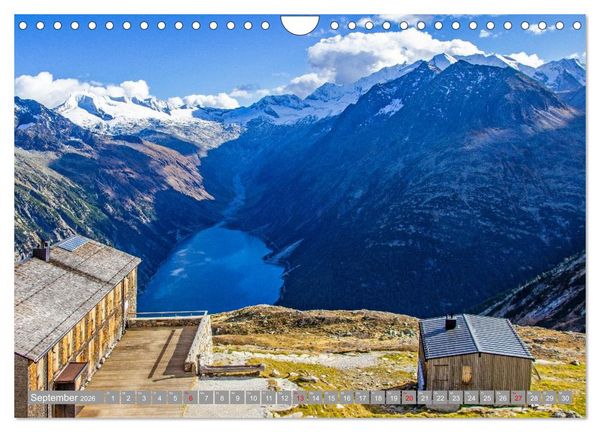 Produktbild: Die Zillertaler Alpen (Wandkalender 2026 DIN A4 quer), CALVENDO Monatskalender