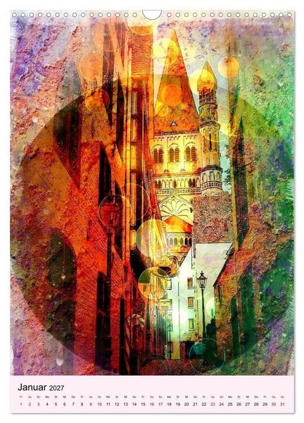 Produktbild: K&ouml;ln ming Stadt (Wandkalender 2027 DIN A3 hoch), CALVENDO Monatskalender