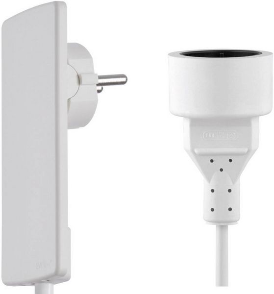 Produktbild: EVOline 151000155300 Strom Verl&auml;ngerungskabel 16A Wei&szlig; 1.50m H05VV-F 3G 1,5mm&sup2;