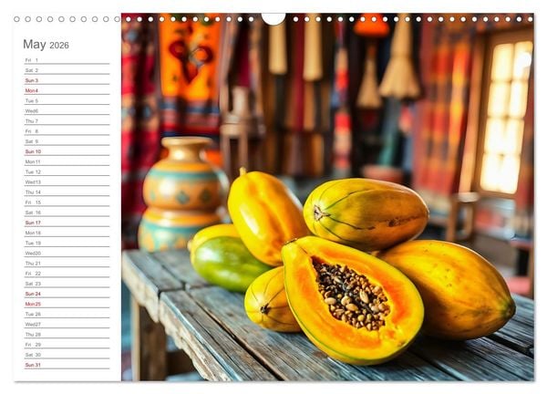 Produktbild: Superfood Dreams - AI art for gourmets (Wall Calendar 2026 DIN A3 landscape), CALVENDO 12 Month Wall Calendar