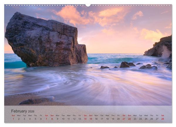 Produktbild: Beautiful Seascapes (High Quality Premium Wall Calendar 2026 DIN A2 landscape),CALVENDO 12 Month Wall Calendar