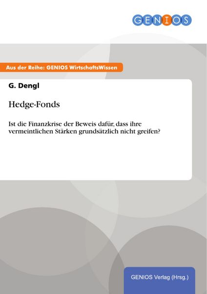 Produktbild: Hedge-Fonds