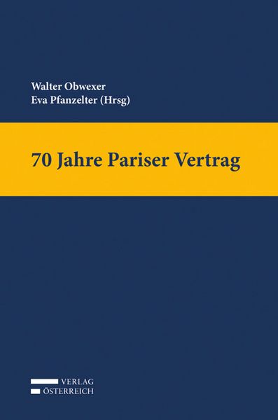 Produktbild: 70 Jahre Pariser Vertrag