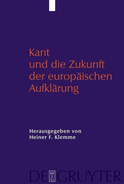 Produktbild: Kant und die Zukunft der europ&auml;ischen Aufkl&auml;rung