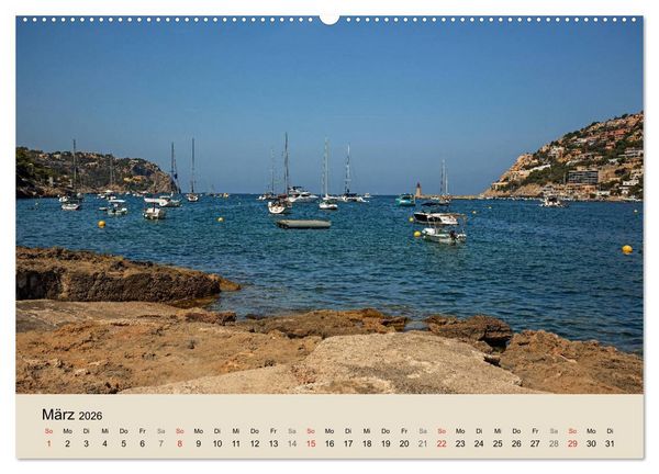 Produktbild: Mallorca - Traumhafte Balearen Insel (Wandkalender 2026 DIN A2 quer), CALVENDO Monatskalender