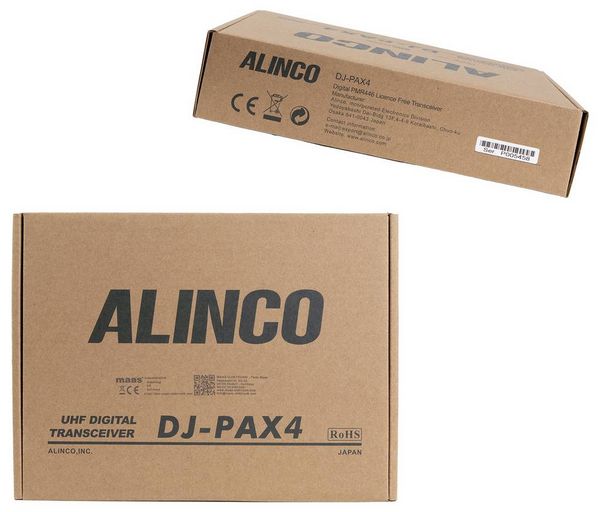Produktbild: Alinco DJ PAX-4 3422 PMR-Handfunkger&auml;t
