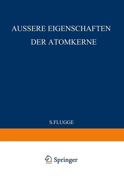 Produktbild: External Properties of Atomic Nuclei / &Auml;ussere Eigenschaften der Atomkerne