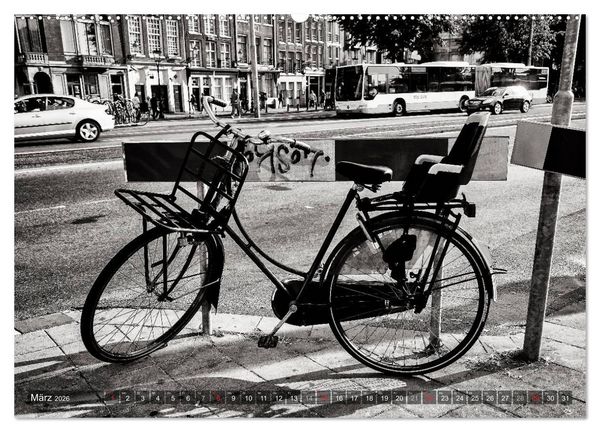 Produktbild: Ein Blick auf Amsterdam (hochwertiger Premium Wandkalender 2026 DIN A2 quer), Kunstdruck in Hochglanz