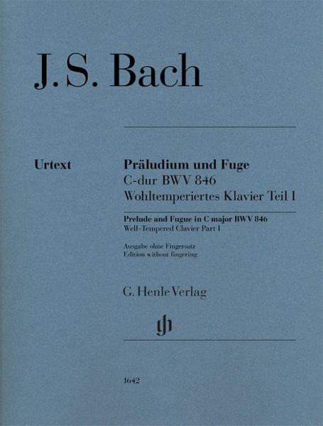 Produktbild: Johann Sebastian Bach - Pr&auml;ludium und Fuge C-dur BWV 846 (Wohltemperiertes Klavier I)