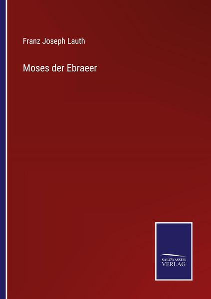 Produktbild: Moses der Ebraeer