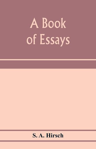 Produktbild: A book of essays