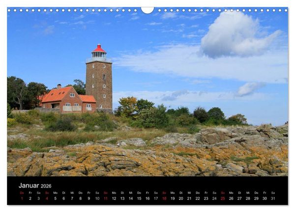 Produktbild: D&auml;nemarks Bornholm 2026 (Wandkalender 2026 DIN A3 quer), CALVENDO Monatskalender