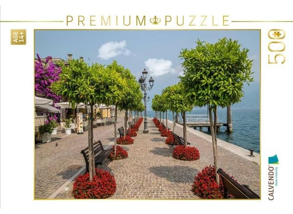 CALVENDO Puzzle GARDASEE Gargnano | 500 Teile Lege-Größe 48 × 36 cm Foto-Puzzle für Erwachsene