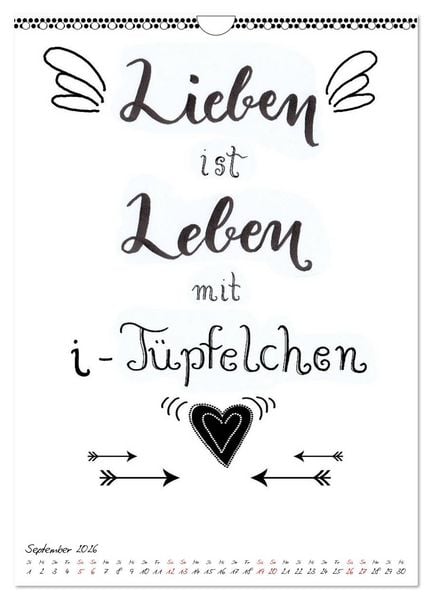 Produktbild: Spruch-Reich-handgeschriebene Spr&uuml;che von frech bis weise (Wandkalender 2026 DIN A4 hoch), CALVENDO Monatskalender