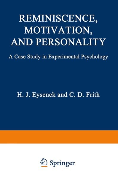 Produktbild: Reminiscence, Motivation, and Personality