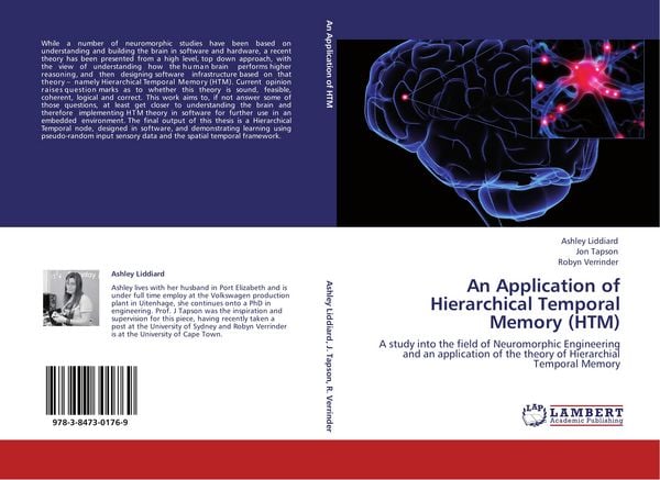 Produktbild: An Application of Hierarchical Temporal Memory (HTM)