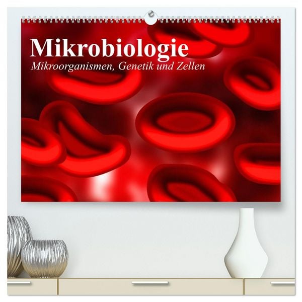 Produktbild: Mikrobiologie. Mikroorganismen, Genetik und Zellen (hochwertiger Premium Wandkalender 2026 DIN A2 quer), Kunstdruck in Hochglanz