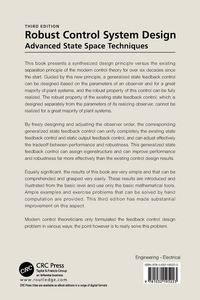 Produktbild: Robust Control System Design