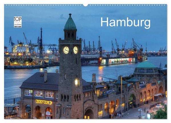 Hamburg (Wandkalender 2026 DIN A2 quer), CALVENDO Monatskalender