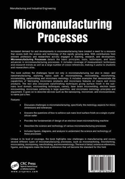 Produktbild: Micromanufacturing Processes