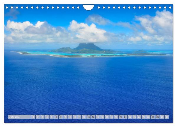 Produktbild: Bora Bora - Str&auml;nde und Landschaften (Wandkalender 2026 DIN A4 quer), CALVENDO Monatskalender