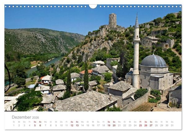 Produktbild: Kreuz und quer durch Bosnien-Herzegowina (Wandkalender 2026 DIN A3 quer), CALVENDO Monatskalender
