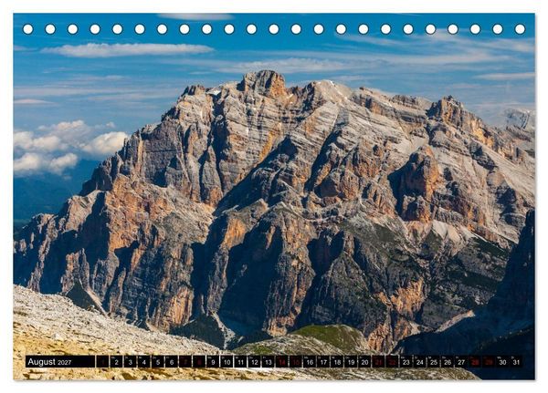 Produktbild: Lagazuoi Dolomiten (Tischkalender 2027 DIN A5 quer), CALVENDO Monatskalender