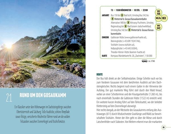 Produktbild: Mit Bahn und Bus zum Berggenuss
