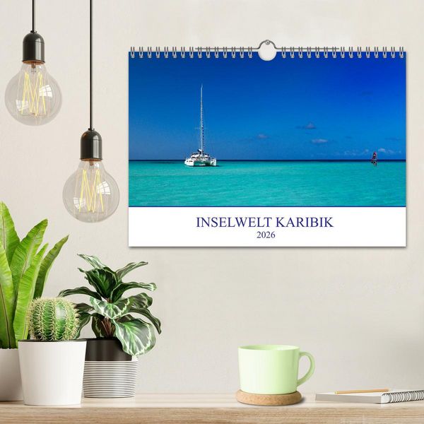Produktbild: Inselwelt Karibik (Wandkalender 2026 DIN A4 quer), CALVENDO Monatskalender