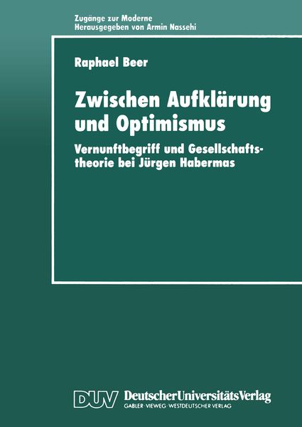 Produktbild: Zwischen Aufkl&auml;rung und Optimismus