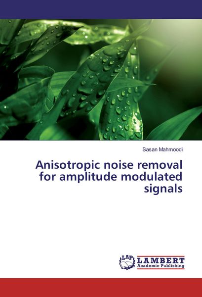 Produktbild: Anisotropic noise removal for amplitude modulated signals