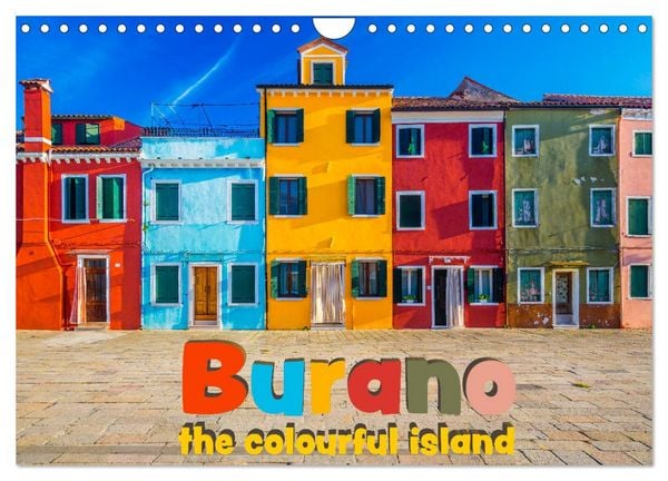 Produktbild: Burano - The colourful island (Wall Calendar 2026 DIN A4 landscape), CALVENDO 12 Month Wall Calendar