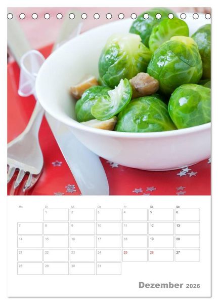 Produktbild: Vegetarisch durch das Jahr / Planer (Tischkalender 2026 DIN A5 hoch), CALVENDO Monatskalender