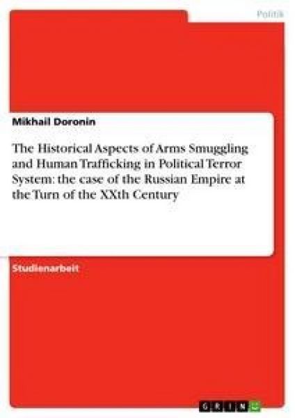 The Historical Aspects of Arms Smuggling and Human Trafficking in Political Terror System: the case of the Russian Empire at the Turn of the XXth