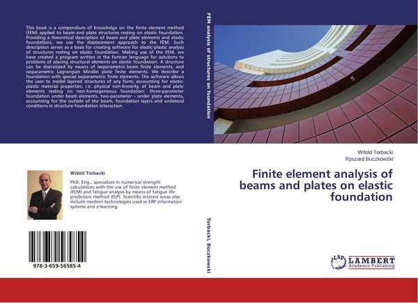 Produktbild: Finite element analysis of beams and plates on elastic foundation