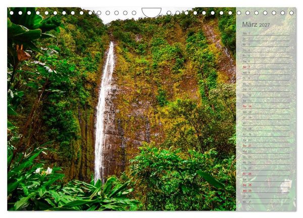 Produktbild: Malerisches Hawaii (Wandkalender 2027 DIN A4 quer), CALVENDO Monatskalender