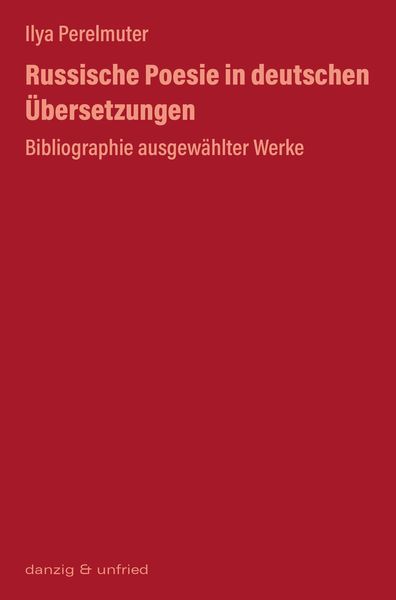 Produktbild: Russische Poesie in deutschen &Uuml;bersetzungen