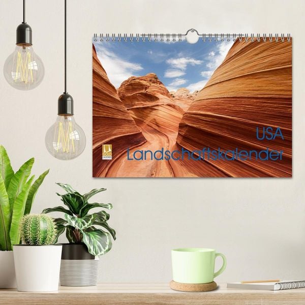 Produktbild: USA Landschaftskalender (Wandkalender 2026 DIN A4 quer), CALVENDO Monatskalender