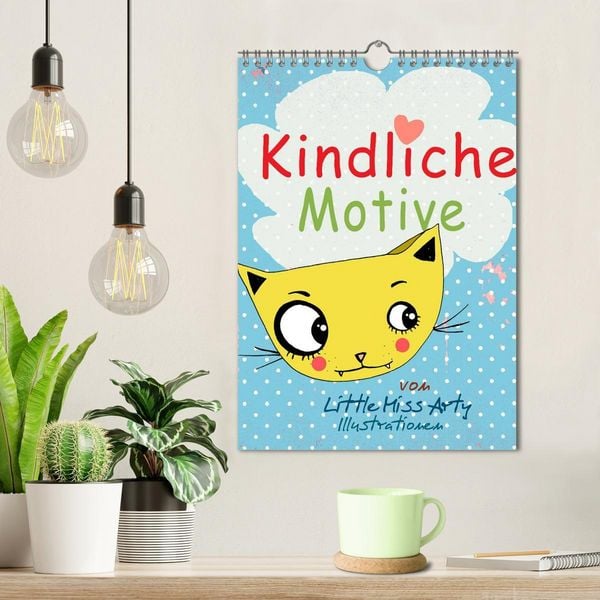 Produktbild: Kindliche Motive von Little Miss Arty - Illustrationen! (Wandkalender 2026 DIN A4 hoch), CALVENDO Monatskalender