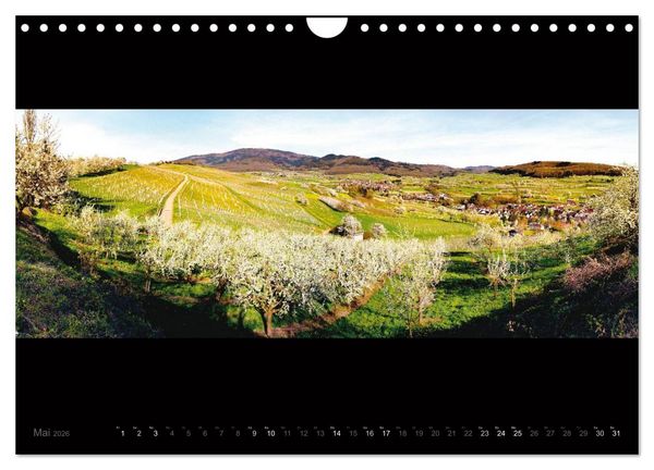 Produktbild: Markgr&auml;flerland-Panoramen - Vier Jahreszeiten in der Toskana Deutschlands (Wandkalender 2026 DIN A4 quer), CALVENDO Monatskalender