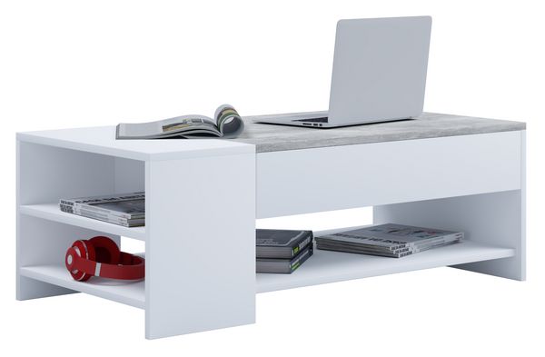 Produktbild: Holz Sofatisch Couchtisch Schublade Tindus
