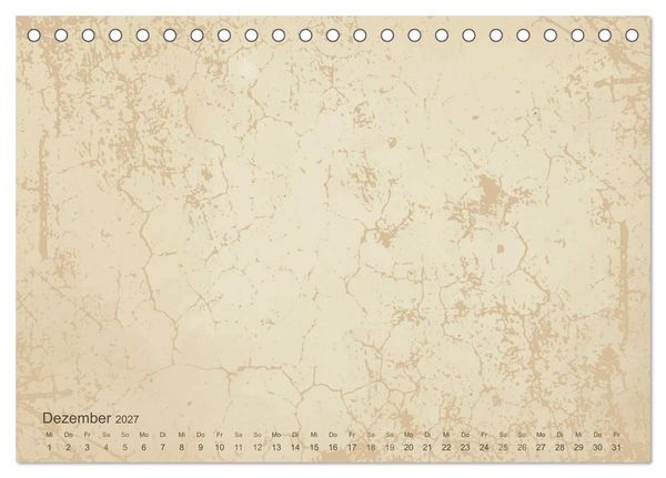 Produktbild: Vintage DIY Bastel-Kalender - Zum Selbstgestalten (Tischkalender 2027 DIN A5 quer), CALVENDO Monatskalender