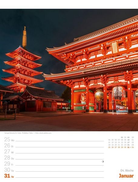 Produktbild: Japan Wochenplaner Kalender 2027 | Das Land der aufgehenden Sonne