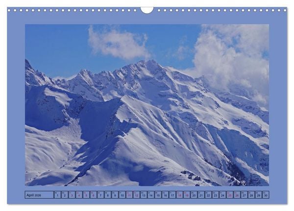 Produktbild: Winterwanderung in den Tuxer Alpen (Wandkalender 2026 DIN A3 quer), CALVENDO Monatskalender