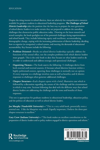 Produktbild: The Challenges of School District Leadership
