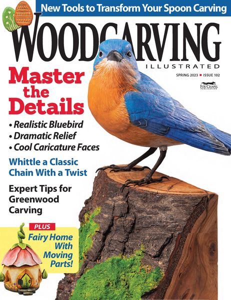 Produktbild: Woodcarving Illustrated Issue 102 Spring 2023